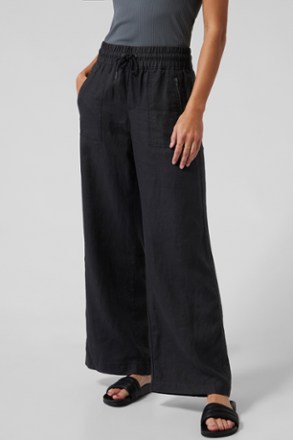 Cabo Linen Wide Leg Pants - Women's