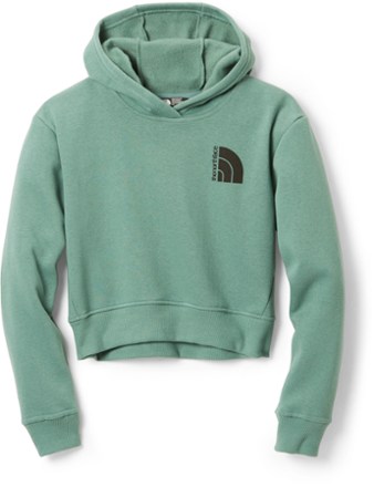 The North Face Evolution Oversized Crew Sweatshirt for Women in Green