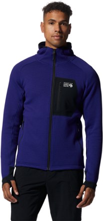 Polartec Power Grid Full-Zip Fleece Hoodie - Men's