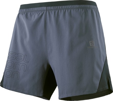 Salomon Men's Cross 5 Running Shorts - No Liner - Black