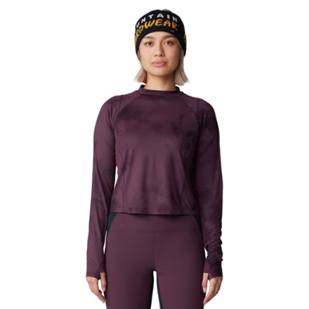 Mountain Hardwear Women's Crater Lake Long-Sleeve Crop Top