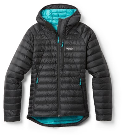 Rab microlight alpine jacket womens black seaglass hotsell