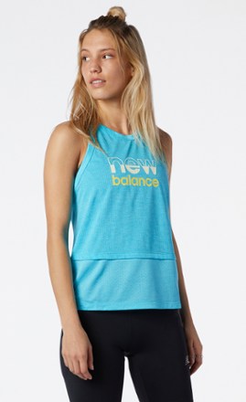 Printed Impact Run Hybrid Tank Top - Women's