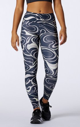 Printed Impact Run Tights - Women's