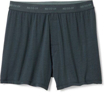 SAXX Men's DropTemp Cooling Mesh Boxer Briefs - Mid Grey Heather $ 38