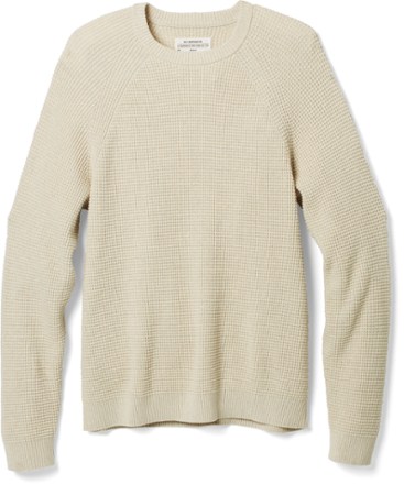 Waffle-knit Sweater - Off white - Kids