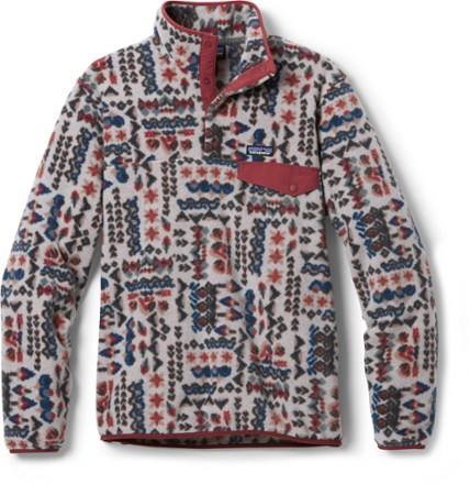 Mens patterned 2024 patagonia fleece