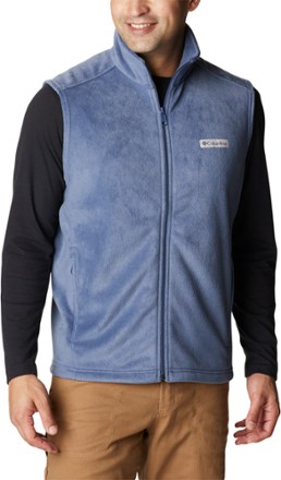 Columbia Men's Steens Mountain Fleece Vest - Columbia Navy