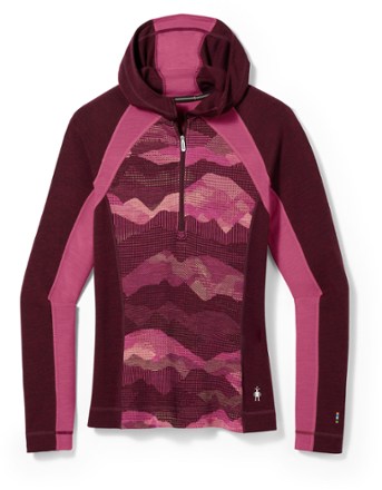 Below is the newest version of Smartwool Classic Thermal Merino Base Layer Half-Zip Hoodie - Women's