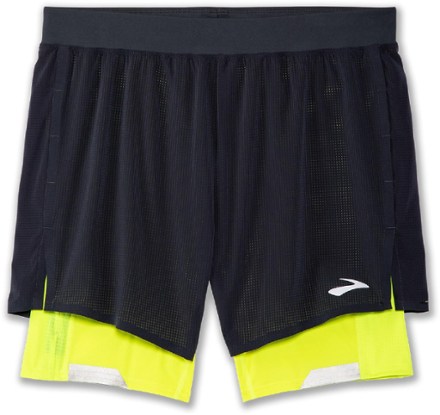 Brooks High Point 2-in-1 Shorts - Men's 7 Inseam