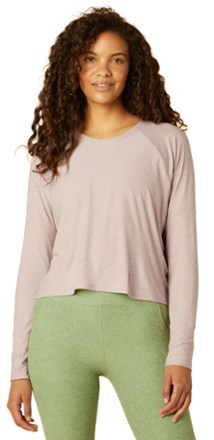 Beyond yoga morning light best sale cropped pullover