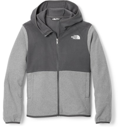 The North Face Glacier Full-Zip Hooded Jacket - Kids' TNF Medium Grey Heather, XL