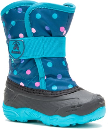 Kids' Black/Multi Snowbug 6 Winter Boots by Kamik at Fleet Farm