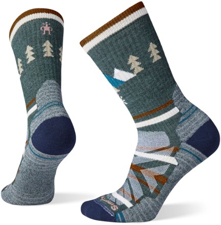 Hike Light Cushion Under Stars Crew Socks - Women's