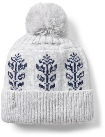 Turtle Fur Comfort Shell Pom-Pom Beanie White