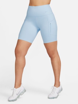 Nike Go Women's Firm-Support High-Waisted 8 Biker Shorts with Pockets  (Plus Size).