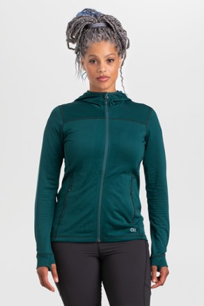 Women's vigor discount hybrid hooded jacket