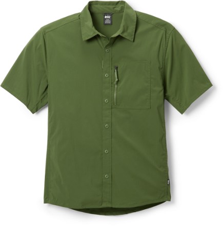 Rei Co-op Men's Sahara Solid Long-Sleeve Shirt Khaki L