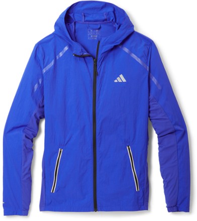 adidas Marathon Warm-Up Running Jacket - Blue, Men's Running