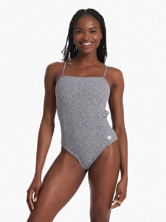 Gray one store piece bathing suit