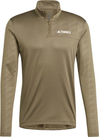 adidas Men's Terrex Multi Half-Zip Long-Sleeve Shirt