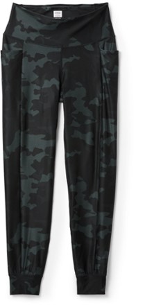 prAna Womens Layna 7/8 Tights (Black Camo)