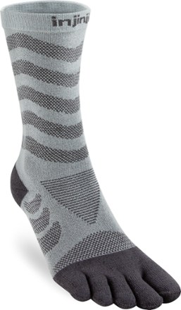 Injinji Run Lightweight No-Show Wool Socks