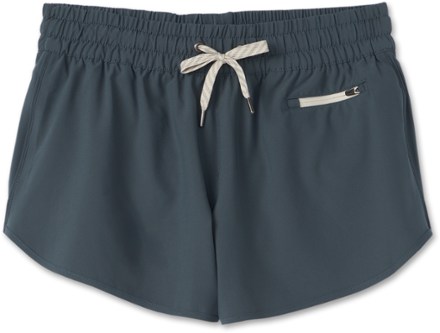 Vuori Women's Clementine 2.0 Run/Hike Shorts- Black - Medium