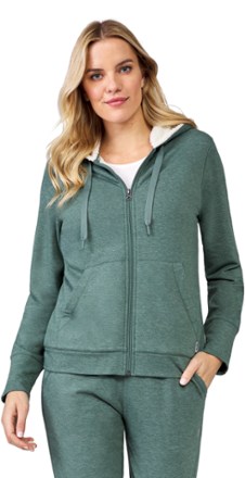 Free Country Women's Luxe+ Fleece-Lined Zip Hoodie