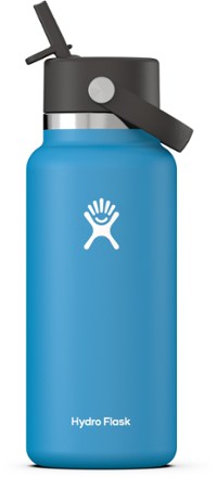 Hydro Flask 32 oz. Wide Mouth Flex Straw Cap Bottle White