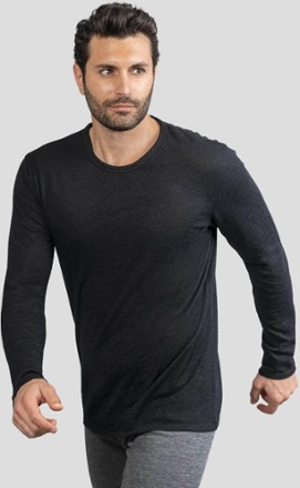 Arms of Andes Men's 160 Ultralight Alpaca Wool Long-Sleeve Base Layer Shirt