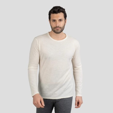 Arms of Andes Men's 160 Ultralight Alpaca Wool Long-Sleeve Base Layer Shirt