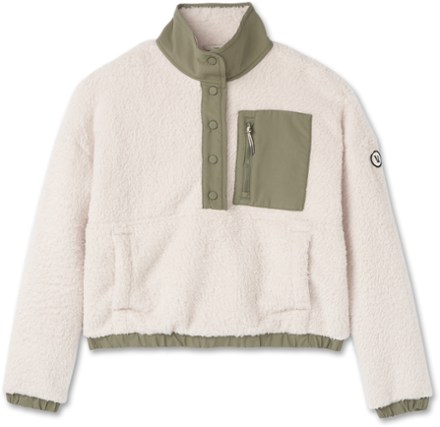 Cozy Sherpa Jacket, Women's Dune Ivory Fleece Jacket