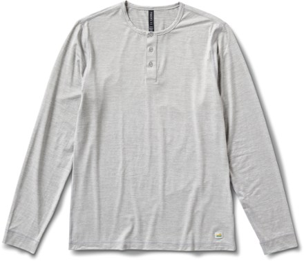 Vuori Men's Long-Sleeve Ease Performance Henley Shirt