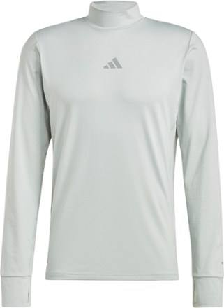 Adidas men's ultimate melange long hot sale sleeve shirt