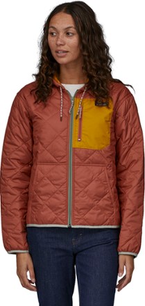 Patagonia diamond quilted insulated best sale bomber hoodie