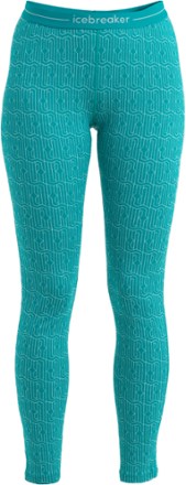 Mallas térmicas de mujer Icebreaker Merino 200 Oasis Leggings (Negro) -  Alpinstore