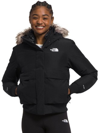 The north clearance face women's bomber