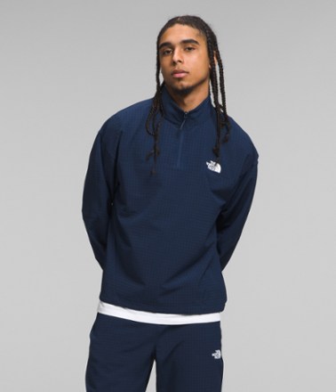 The North Face 100 Glacier Quarter Zip Fleece, Summit Navy