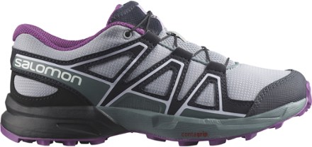 Salomon Speedcross para niños (niño pequeño/niño grande) azul  degradado/primavera azufre/azul náutico, Ombre