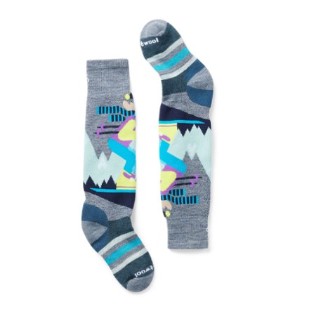 Smartwool Wintersport Full Cushion Mountain Moose Pattern Over the Calf Socks