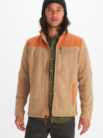 marmot drop line fleece jacket