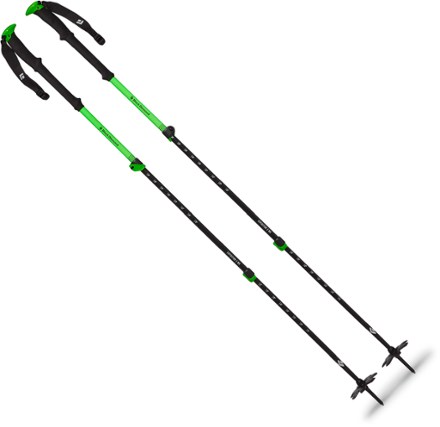 Line Grip Stick Black Neon Green 44in Ski Poles 2023