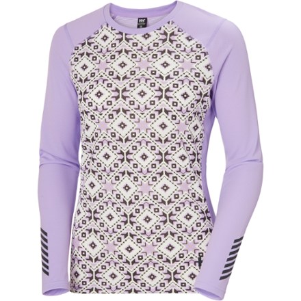 Helly Hansen Women's Lifa Active Graphic Crew Base Layer Top