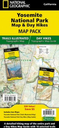 National Geographic Yosemite National Park Map & Day Hikes Map Pack ...