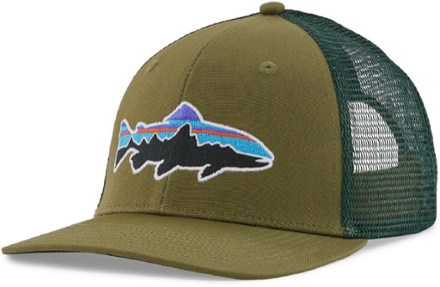 Shop Patagonia World Trout Fishstitch Trucker Hat