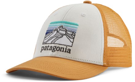 Patagonia Line Logo Ridge LoPro Trucker Hat, White/Lagom Blue