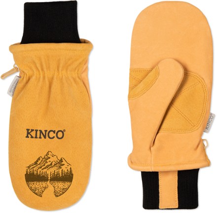 Kinco Women's Lined Pigskin Ski Mittens