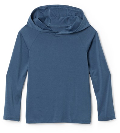 Patagonia Baby Capilene Cool Daily Sun Hoody Fitz Script: Bayou Blue