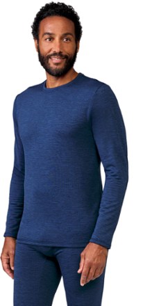 Free Country Men's Force Grid Fleece Crew Base Layer Top